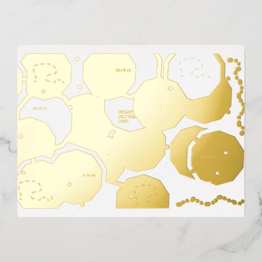 Croire carte postale (Recto)