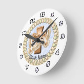 Croire Christian Cross horloge (Angle)