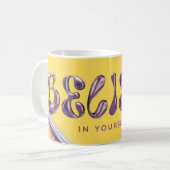 Croire" Citation Motivationnelle Mug (Devant gauche)