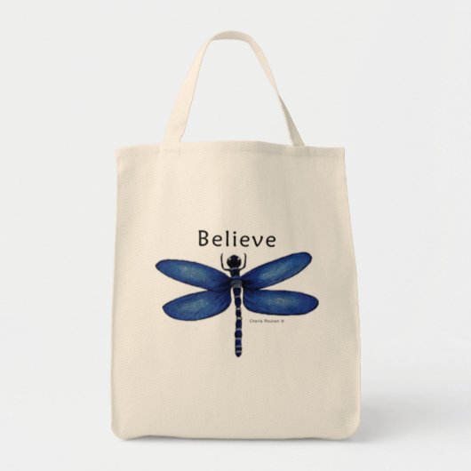 Croire Dragonfly - Yoga, Gym, Sac d'alimentation (Devant)