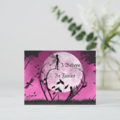croire en Fairies lune carte postale (Debout devant)