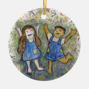 Croire en Fées Amusants Art Personnalisé Ornements