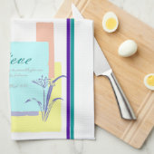 Croire et foi 2 way serviette de cuisine (Quart Plié)