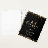 Croire Gold Parties scintillant 2024 Monogramme No (Devant avec enveloppe)