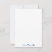 Croire la carte de Noël (Dos)