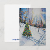 Croire la carte de Noël (Devant / Derrière)