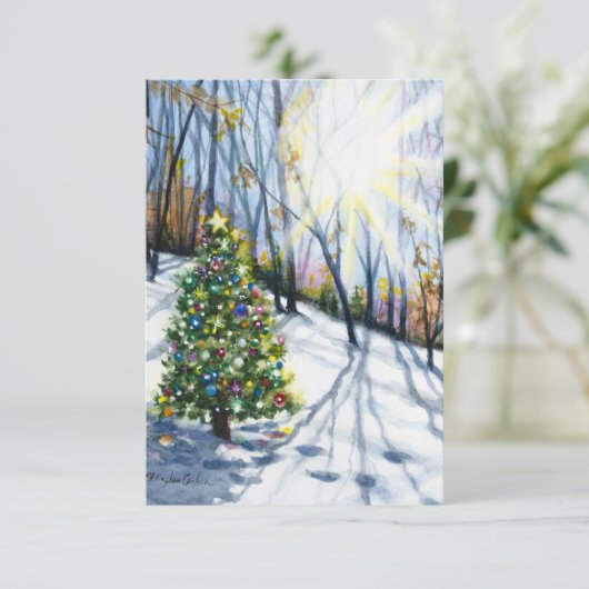 Croire la carte de Noël (Debout devant)