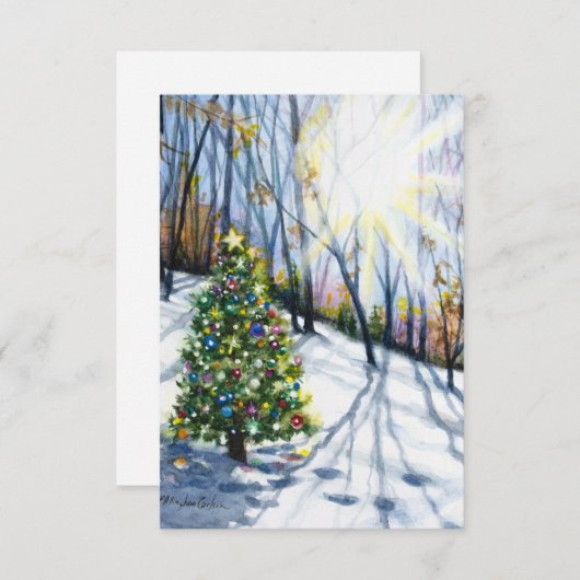 Croire la carte de Noël (Devant / Derrière)