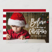 Croire | La magie de la carte de Noël (Devant / Derrière)