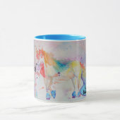 Croire Magical Rainbow Unicorns Mug (Centre)