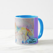 Croire Magical Rainbow Unicorns Mug (Devant droit)