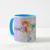 Croire Magical Rainbow Unicorns Mug (Devant gauche)