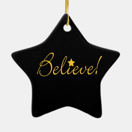 Croire ornement étoile (Dos)