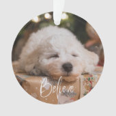 Croire photos personnalisées Noël (devant)