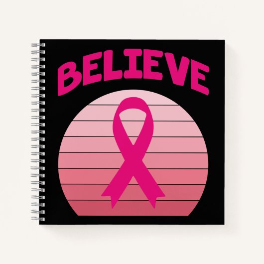 Croire Pink Rubon Retro Journal (Devant)