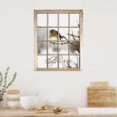 CROIRE POSTER - OISEAU PAR LA FENÊTRE (Cuisine)