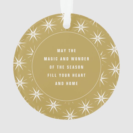 Croire Star Calligraphy Photo de Noël religieuse (dos)