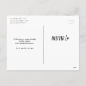 Croire toujours carte postale photo de vacances (Dos)