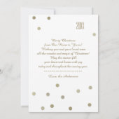 Crois à la magie de Noël. Carte photo (Dos)