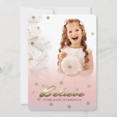 Crois à la magie de Noël. Carte photo (Devant)