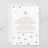 Crois à la magie de Noël. Carte photo (Dos)