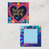 "Crois en toi" Cartes de bonté d'inspiritisme (Devant / Derrière)