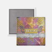 "Crois en toi-même" Art Magnet de Nancy Lefko (Recto/Verso)