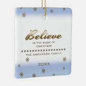 Crois. Photo personnalisée Ornements de Noël (Droite)