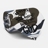 Crois savoir je suis Dieu Camouflage Cravate mascu (Roulé)