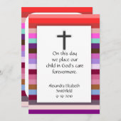 Croisière à plusieurs bandes roses Invitations au (Devant / Derrière)