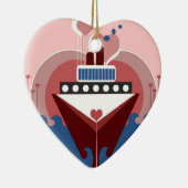 Croisière Amour Mariage Ornement personnalisé Favo (Droite)