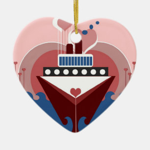 Croisière Amour Mariage Ornement personnalisé Favo