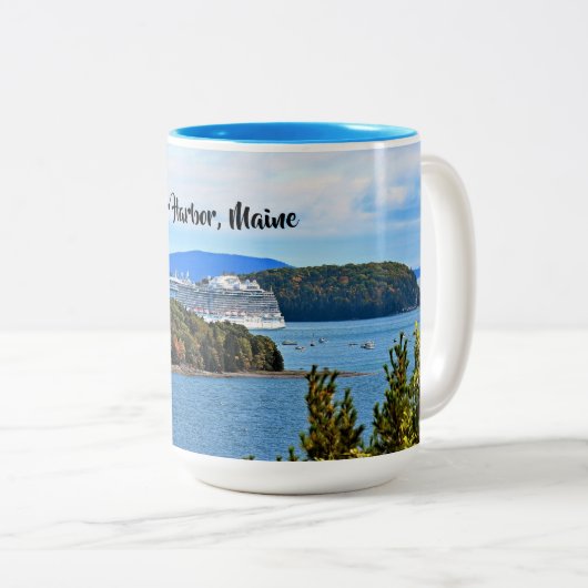 Croisière Bar Harbour Mug (Devant droit)