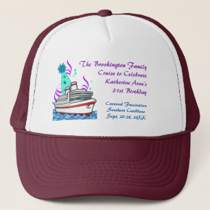 Croisière Casquette Anniversaire sur mesure