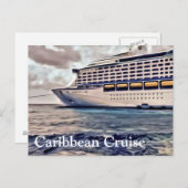 Croisière des Caraïbes - Carte postale (Devant / Derrière)