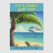 Croisière Stateroom Door Magnet Beach Scène (Devant)