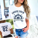 Croisière Sur Mesure Ou Correspondance De Vacances<br><div class="desc">Naviguez avec style avec le T-shirt "Custom Cruise or Lake Family Vacation Matching" - un ajout polyvalent et personnalisé à votre garde-robe de vacances. Que vous soyez en croisière en pleine mer ou en train de vous détendre au bord du lac, ces chemises sont conçues pour ajouter une touche nautique...</div>