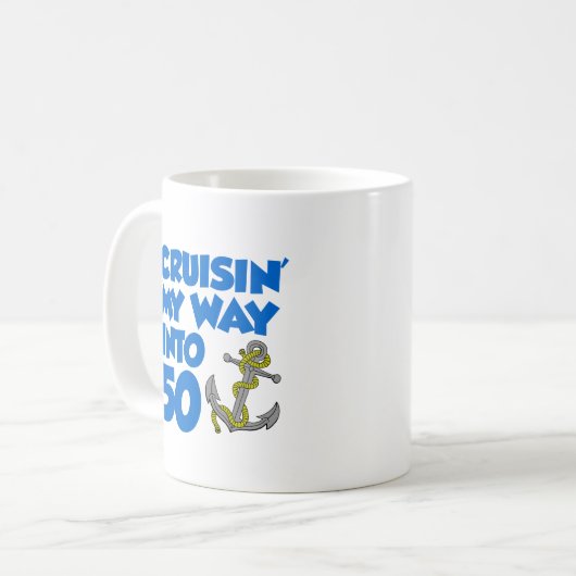 Croisine Mon Chemin En 50 Mug (Devant gauche)