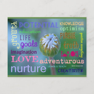 Croissance potentielle   Carte postale Blue Beach 