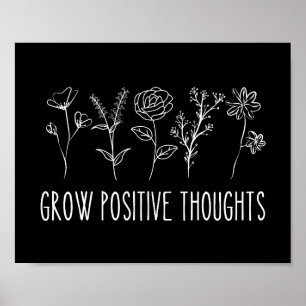 Croissance Réflexions positives Poster esthétique