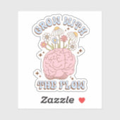 Croissance Rétro Avec Sticker En Vinyle Flow (Feuille)