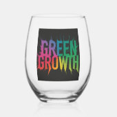 Croissance verte : Design vibrant en verre (Recto)