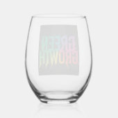 Croissance verte : Design vibrant en verre (Verso)