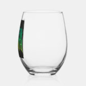 Croissance verte : Design vibrant en verre (Gauche)