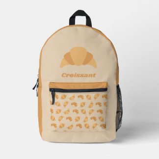 Croissant Bedrukte Rugzak