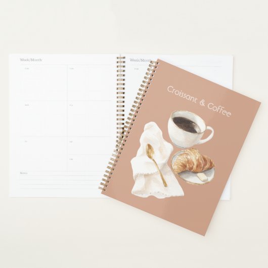 Croissant & Café (Devant avec enveloppe)