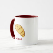 Croissant Café Mug (Devant gauche)