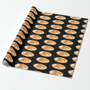 Croissant cartoon illustratie cadeaupapier