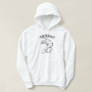 Croissant Club Frans ontbijt Hoodie
