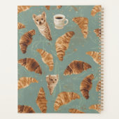 Croissant Crawl Cats, Coffee & French Planner (Dos)